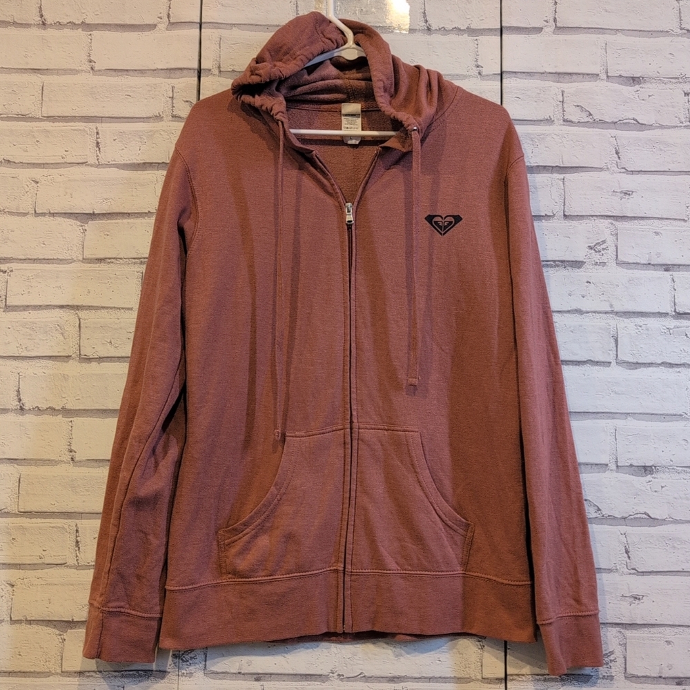 Roxy Women's Size L Full Zip Front Sweatshirt Jacket Las Vegas Pockets